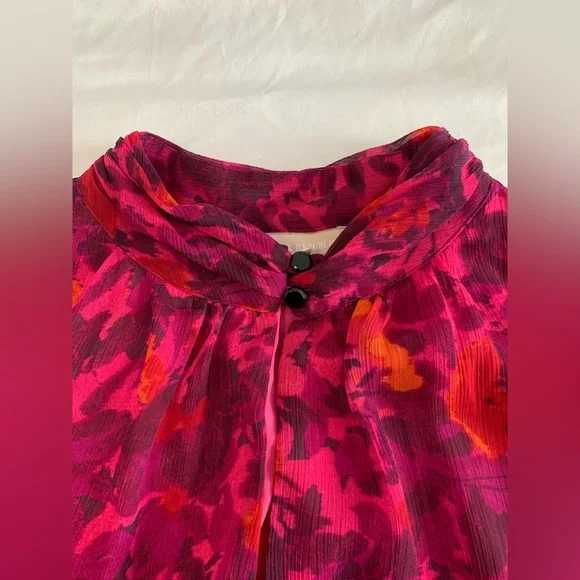 Banana Republic Fuchsia, Pink, Purple and Orange Patterned Tank - Picture 8 of 16